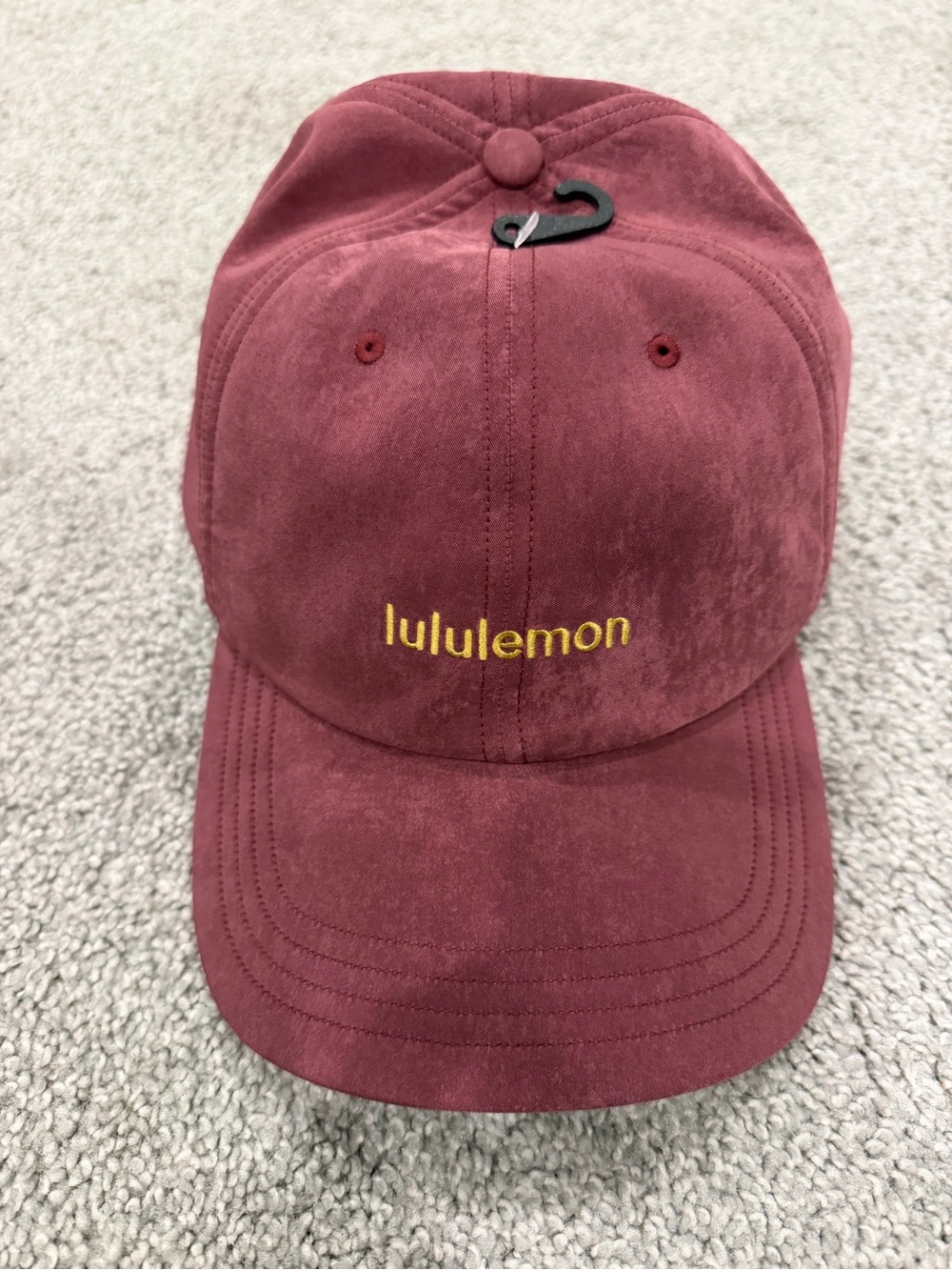 Lululenon NWT Unisex Classic Ball Cap Burgundy Bay New Year's Edition L/XL